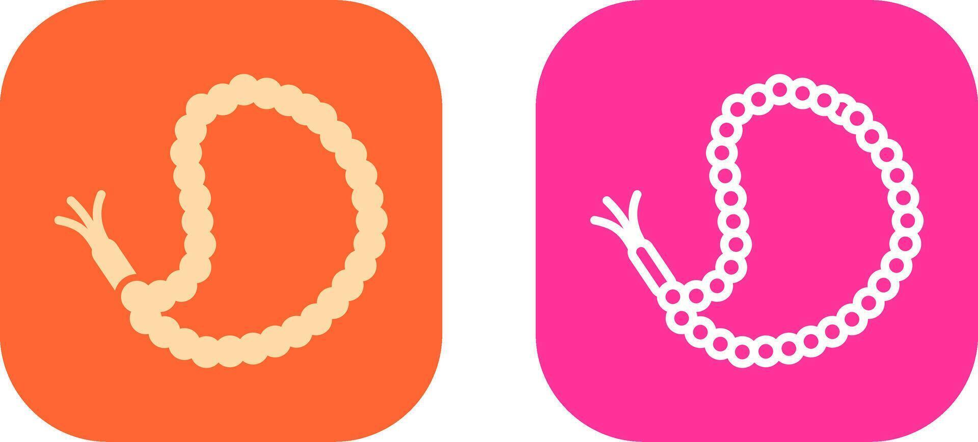 Prayer Beads Icon Design vector