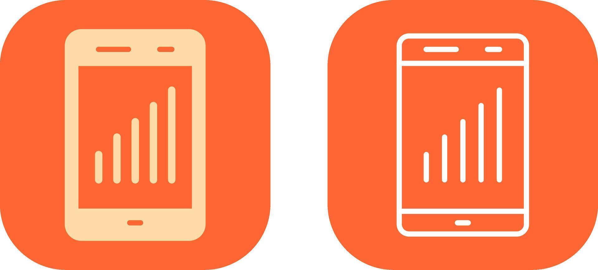Cell Signal Icon Design vector