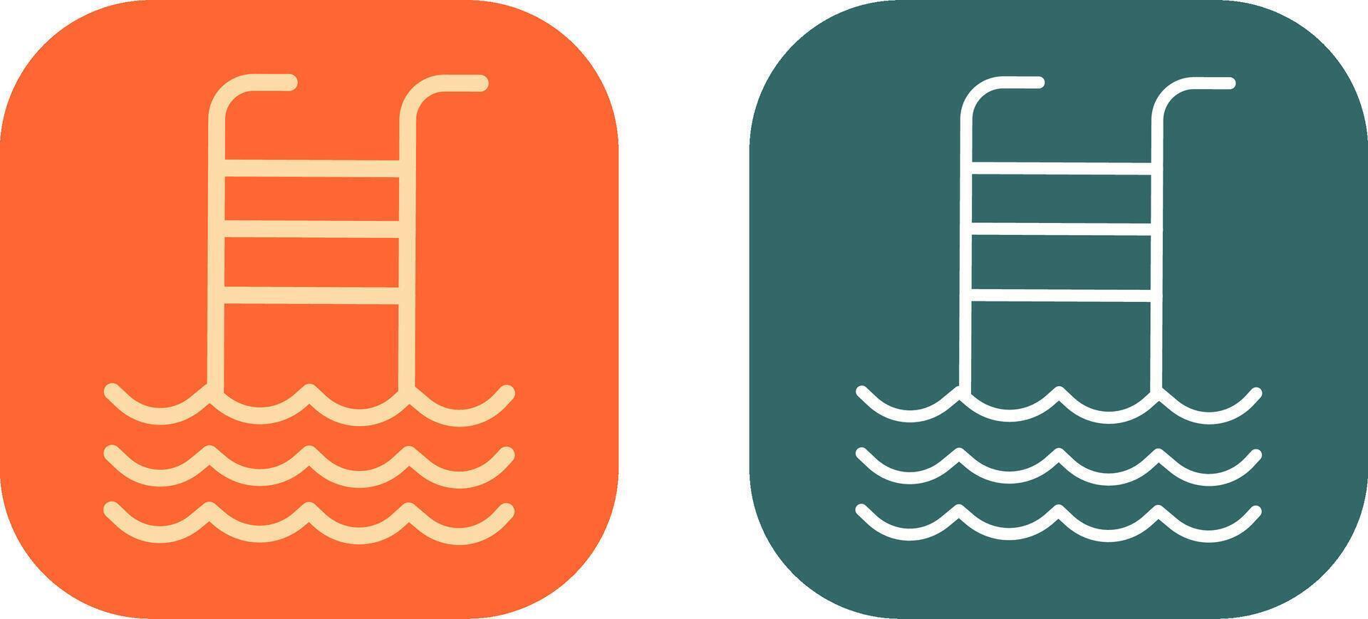 Swimming Pool Icon Design vector