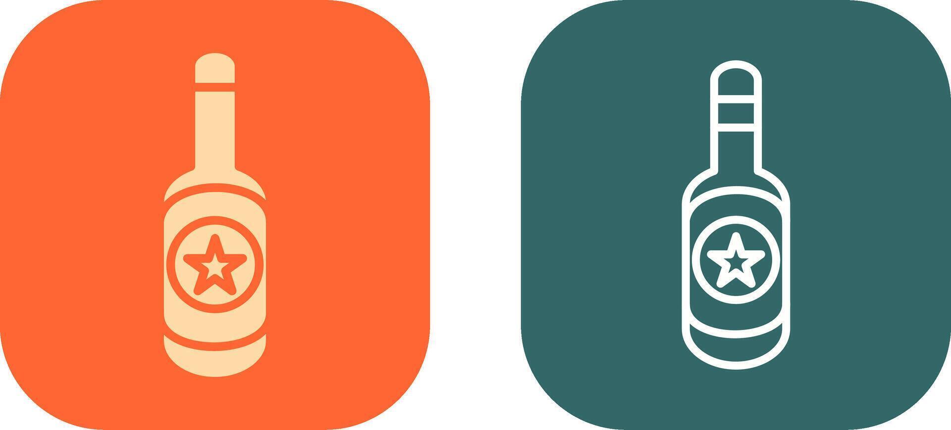 Beer Bottle I Icon Design vector