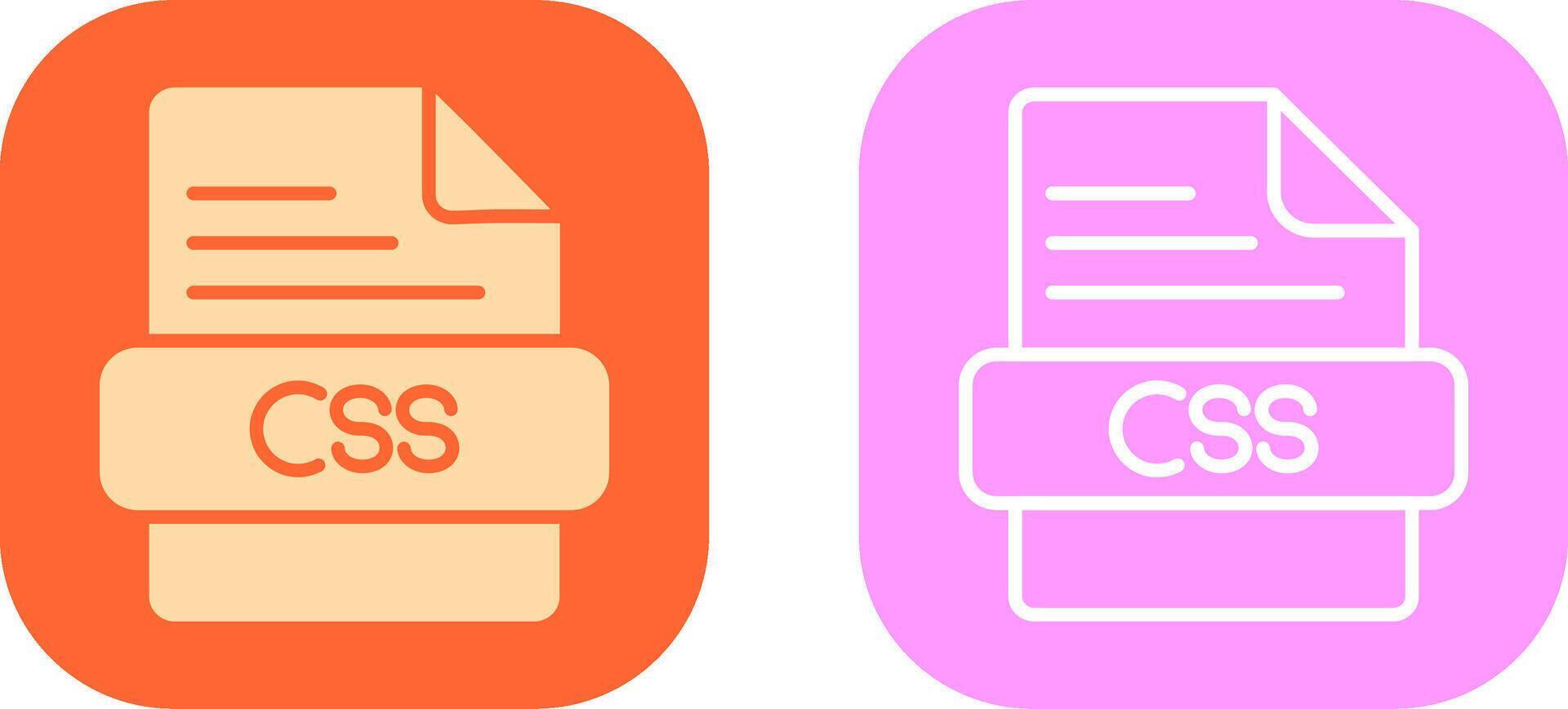CSS Icon Design vector