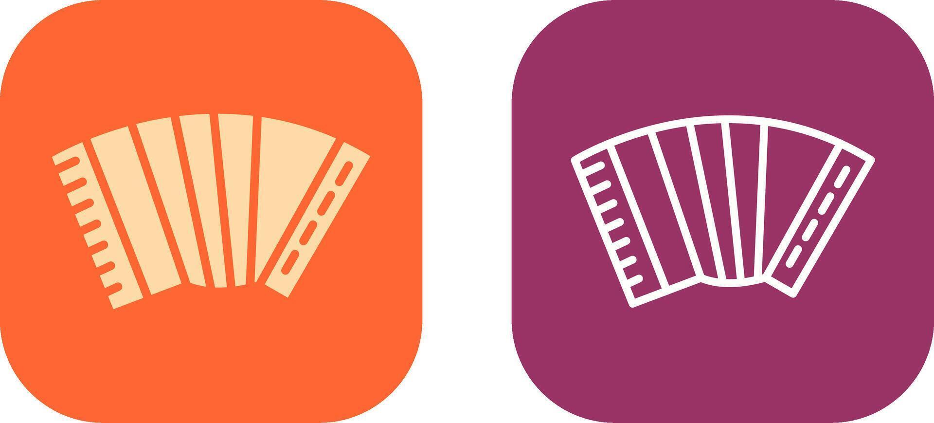 Accordion Icon Design vector