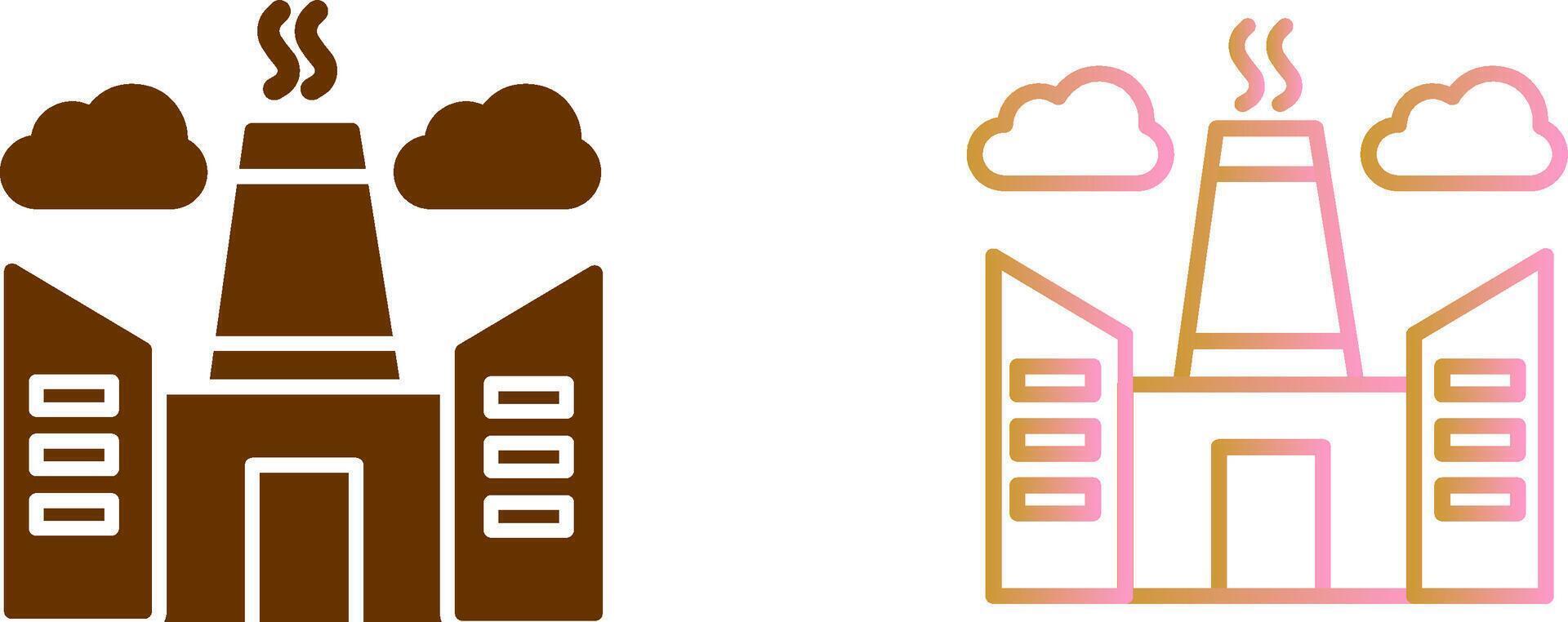 Factory Icon Design vector