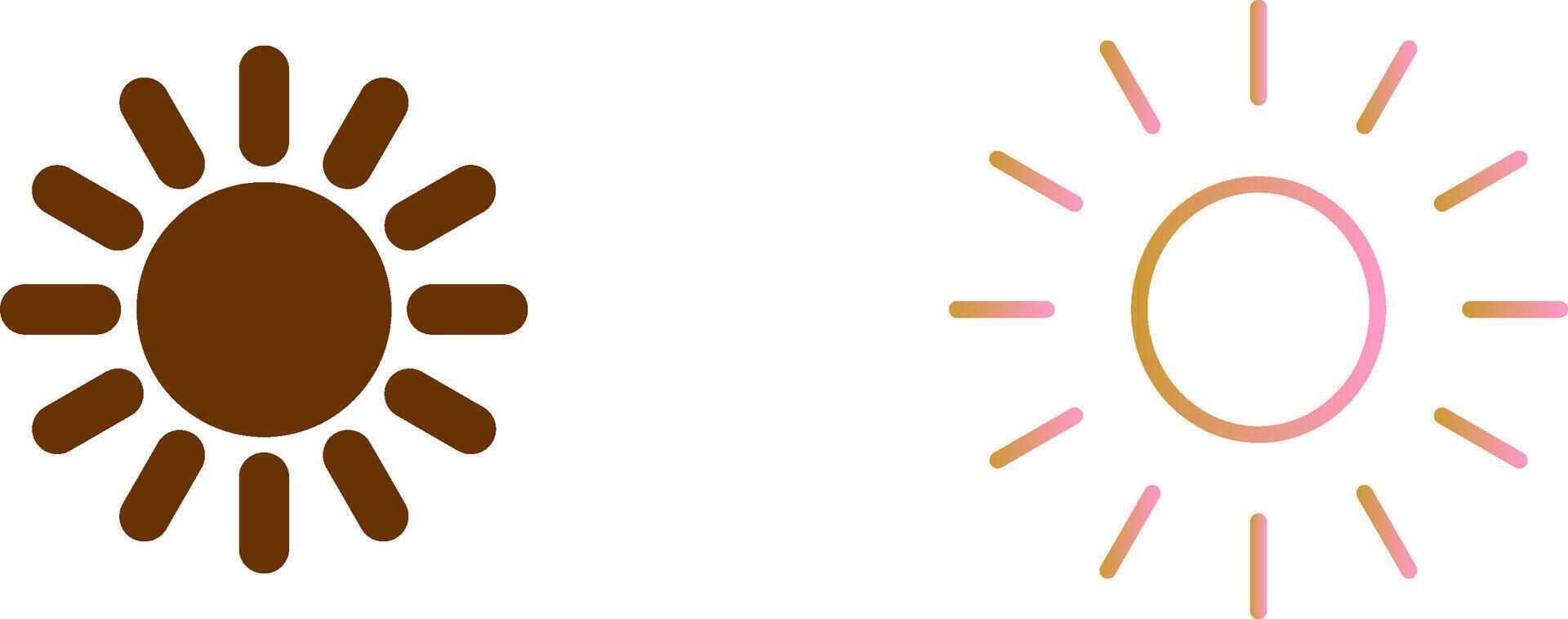Sun Icon Design vector