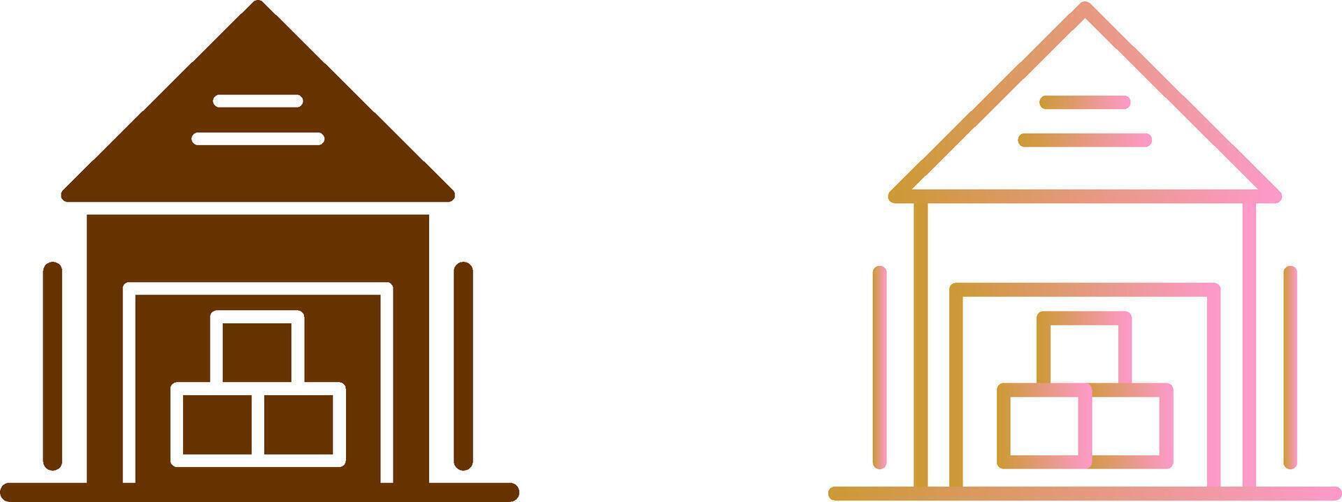 Warehouse Icon Design vector