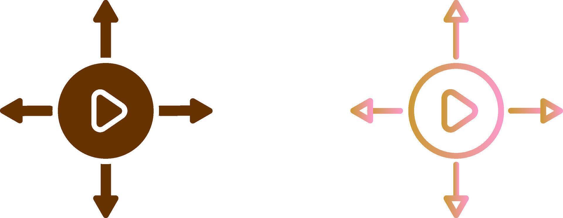 Viral Content Icon Design vector