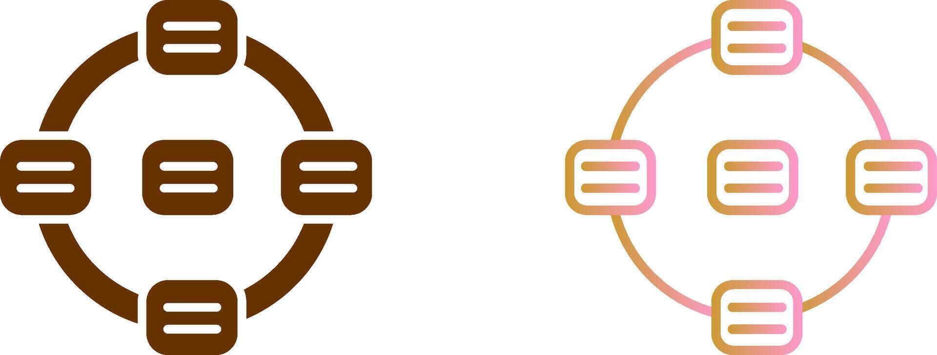 Strategy Consultation Icon Design vector