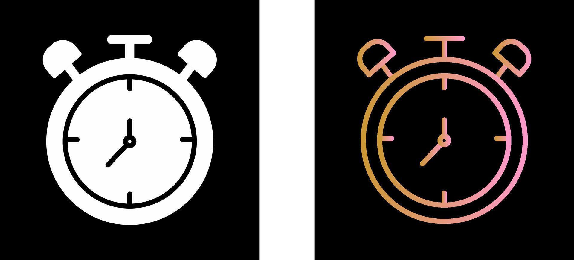 grande reloj icono diseño vector