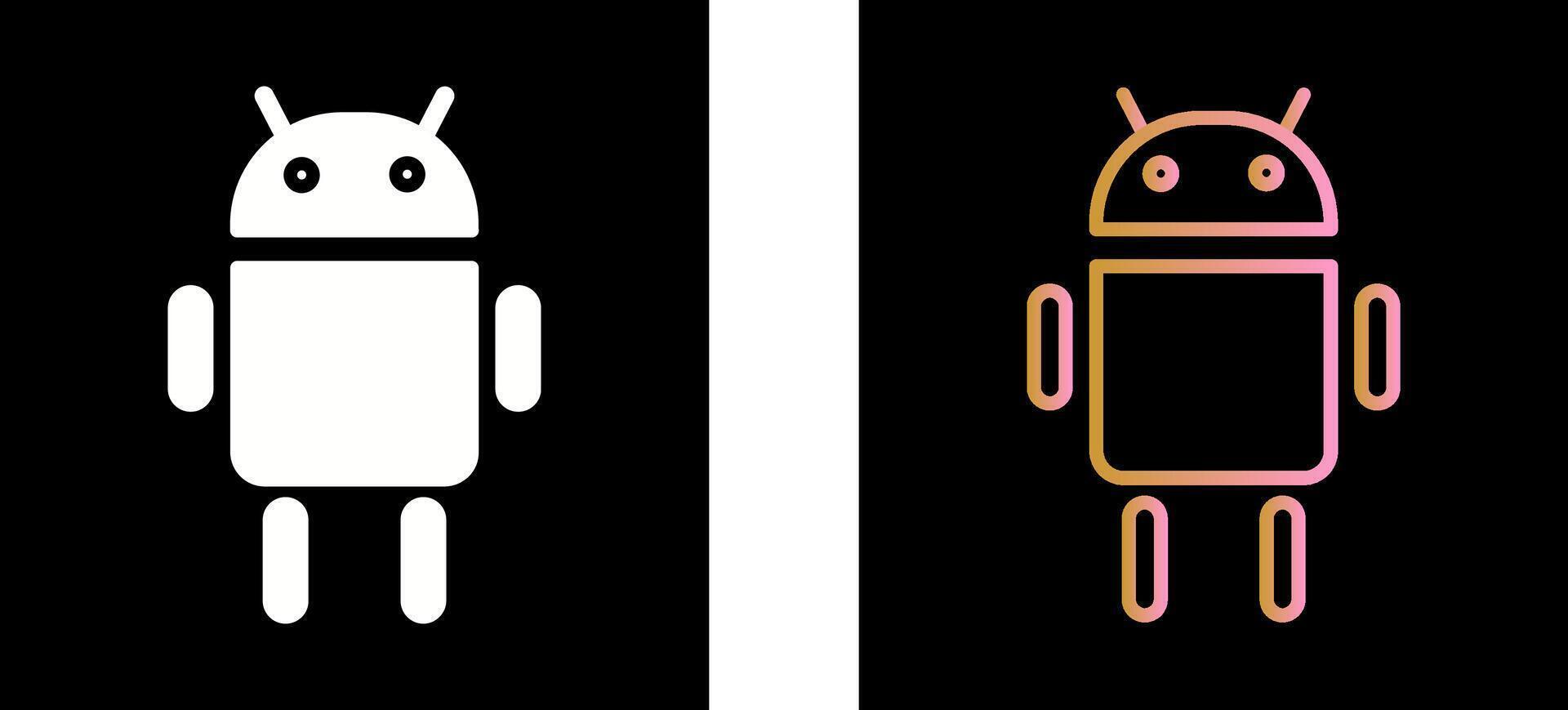 Android Icon Design vector