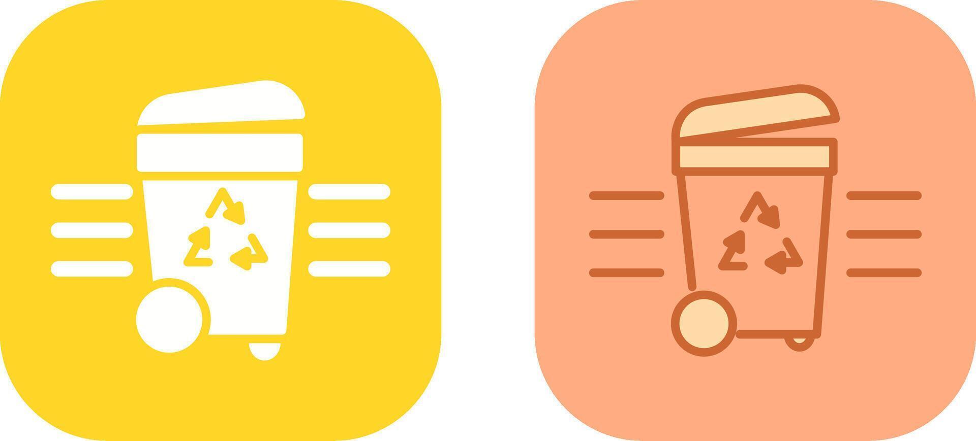 Garbage Icon Design vector