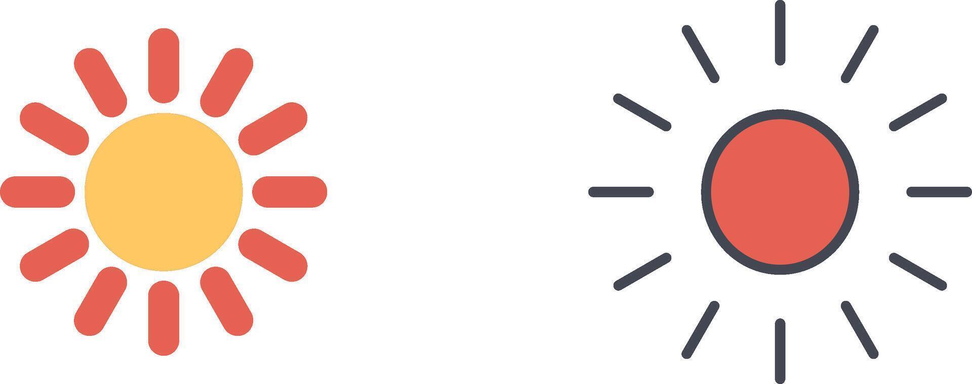 Sun Icon Design vector