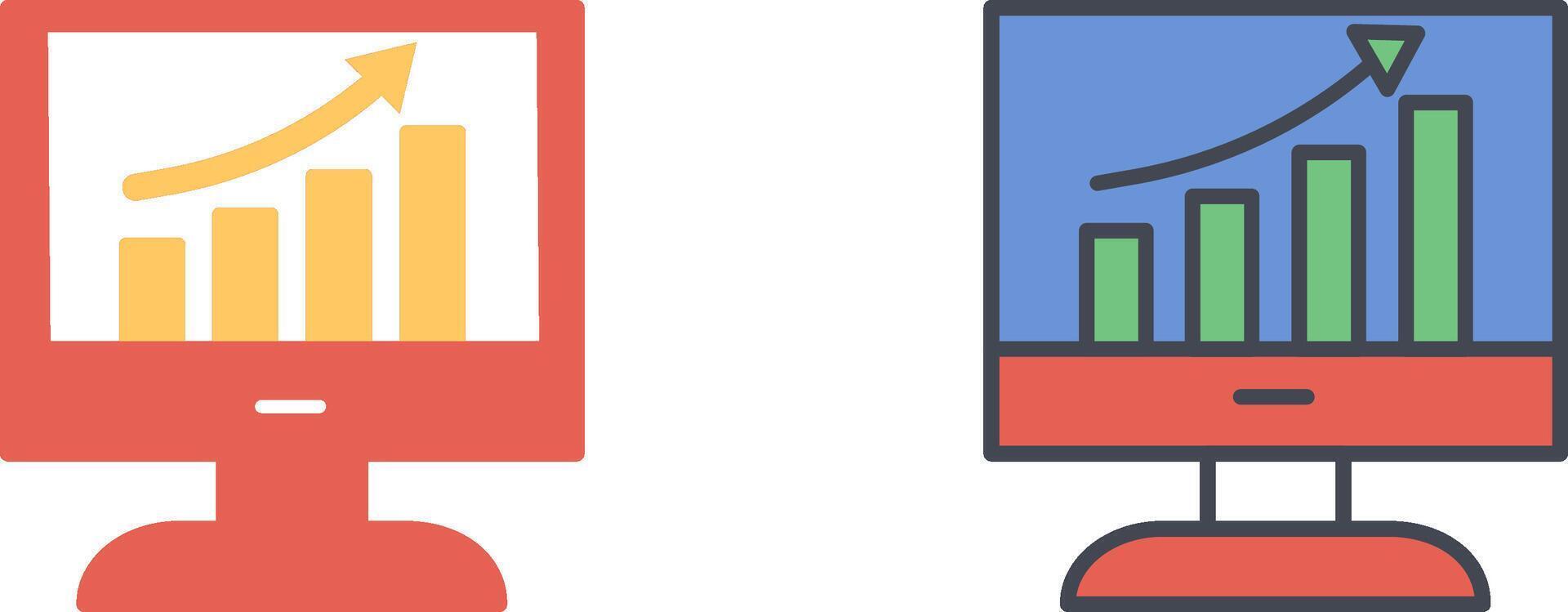 Business Growth Icon Design vector