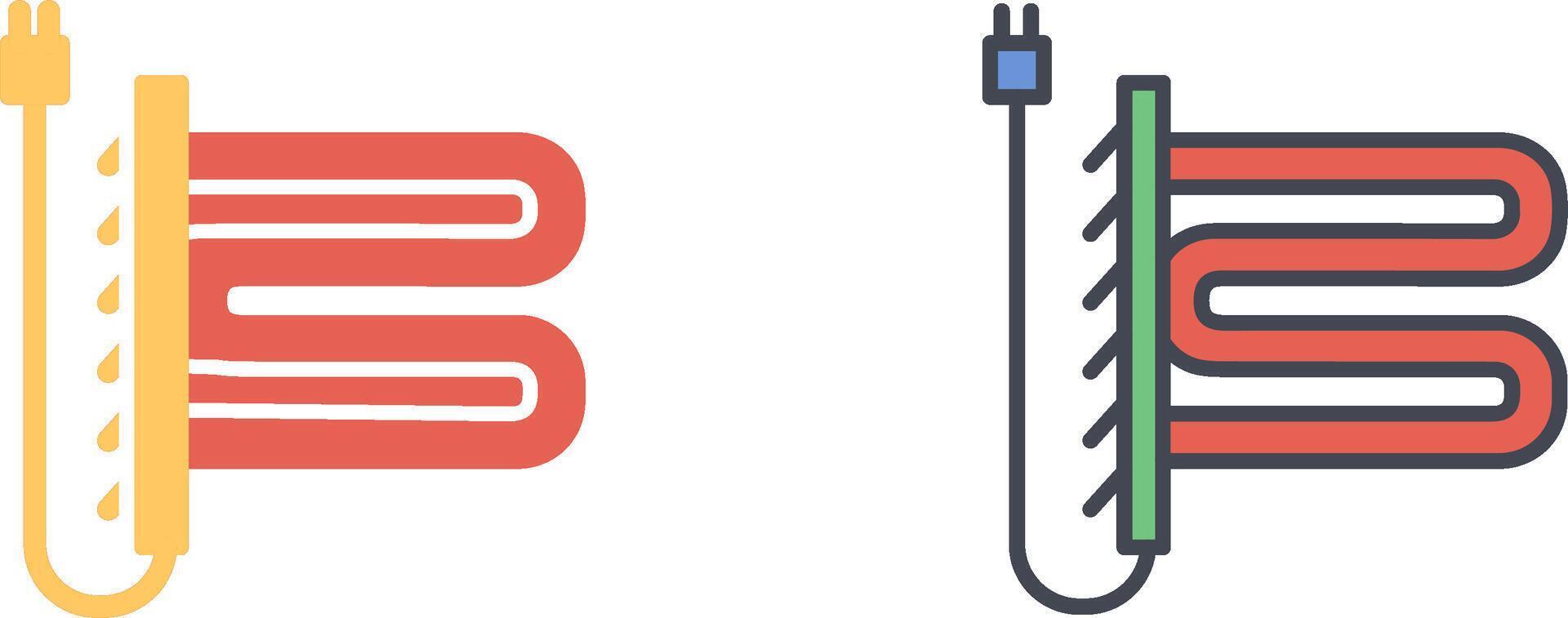 Towel Dryer Icon Design vector