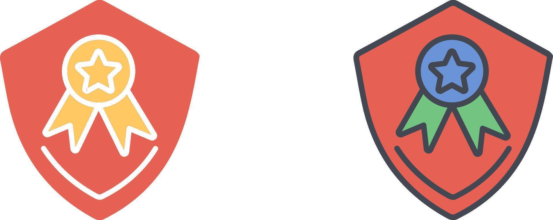 Medal Protection Icon Design vector