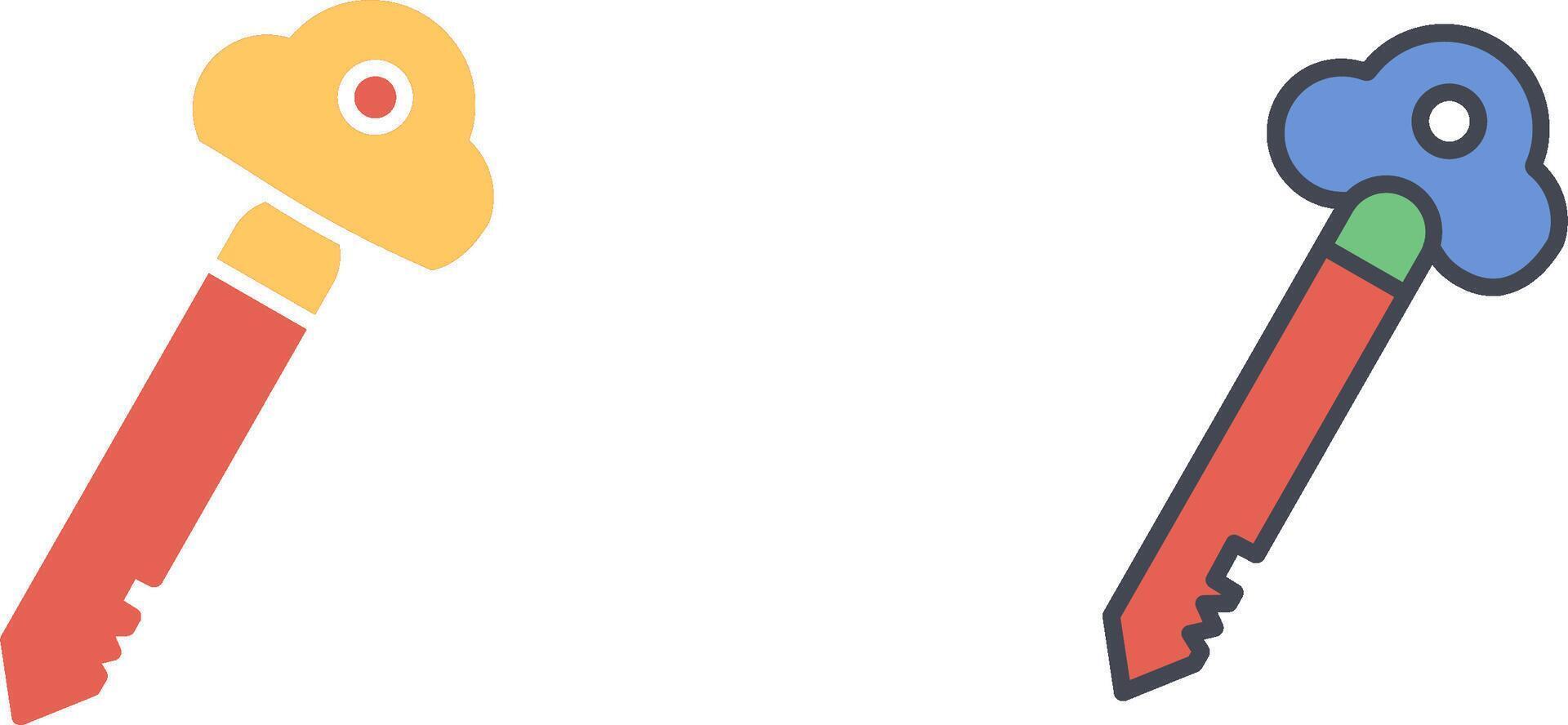 Key Icon Design vector