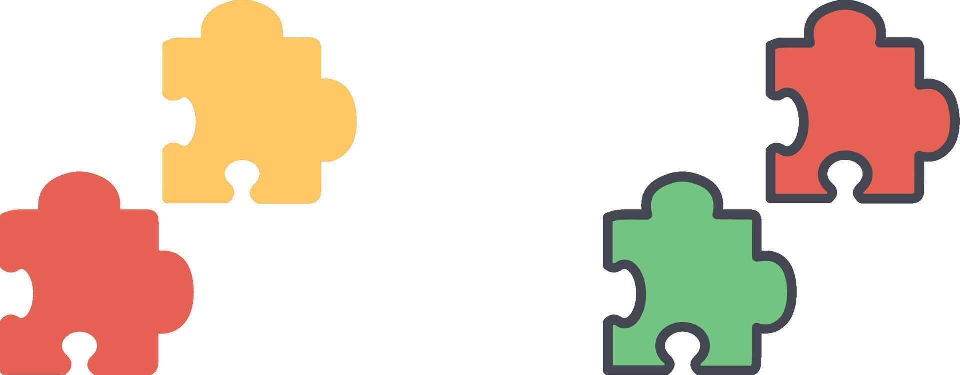 Puzzle Icon Design vector