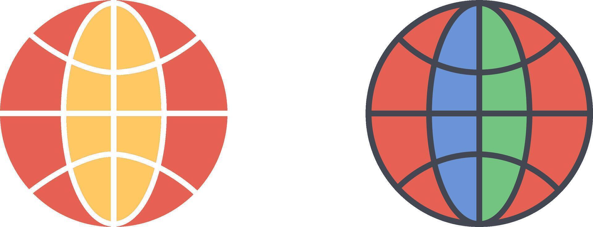 Globe Icon Design vector