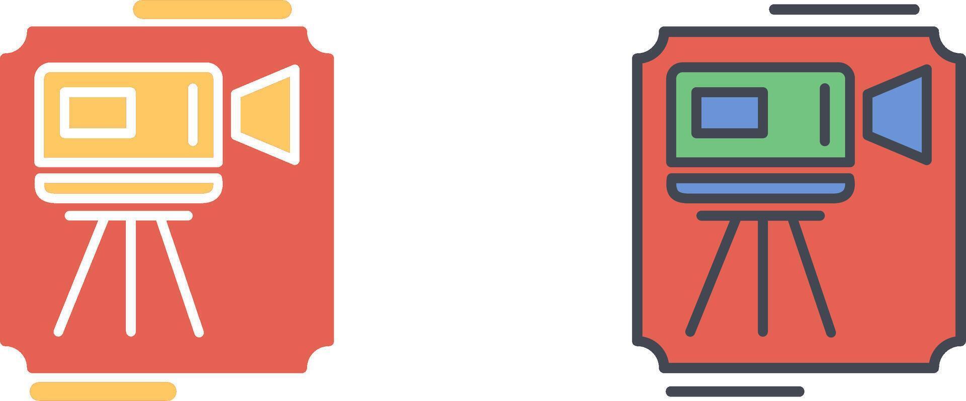 Camcorder Icon Design vector