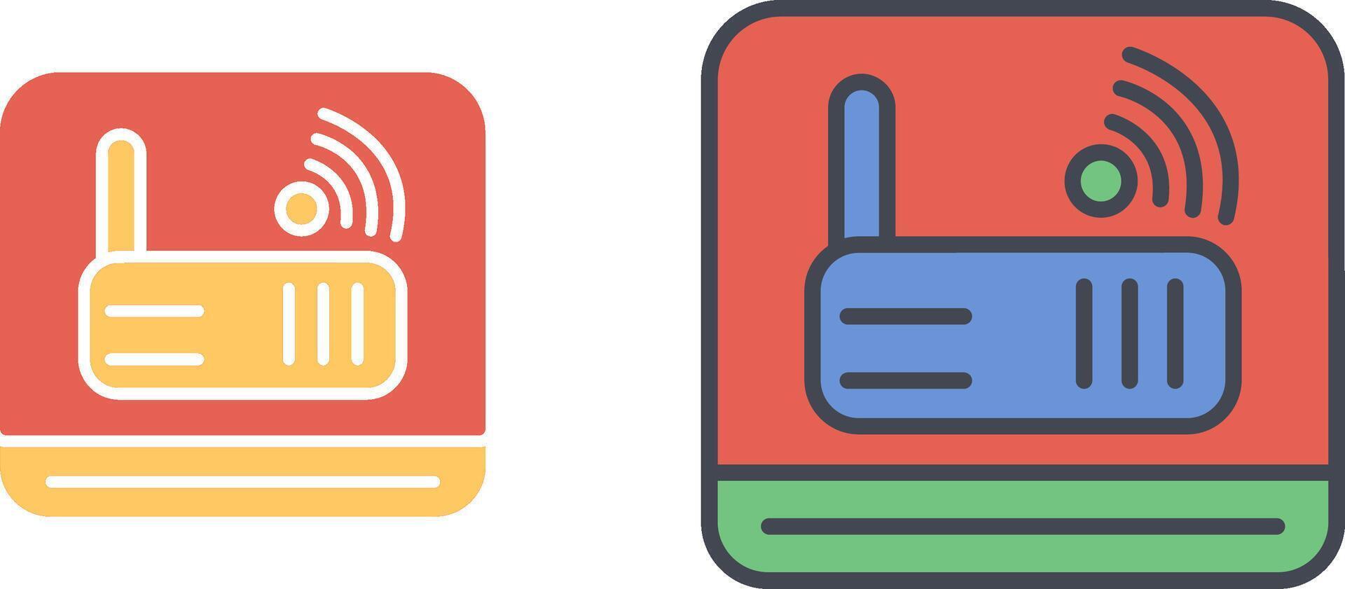 Modem Icon Design vector