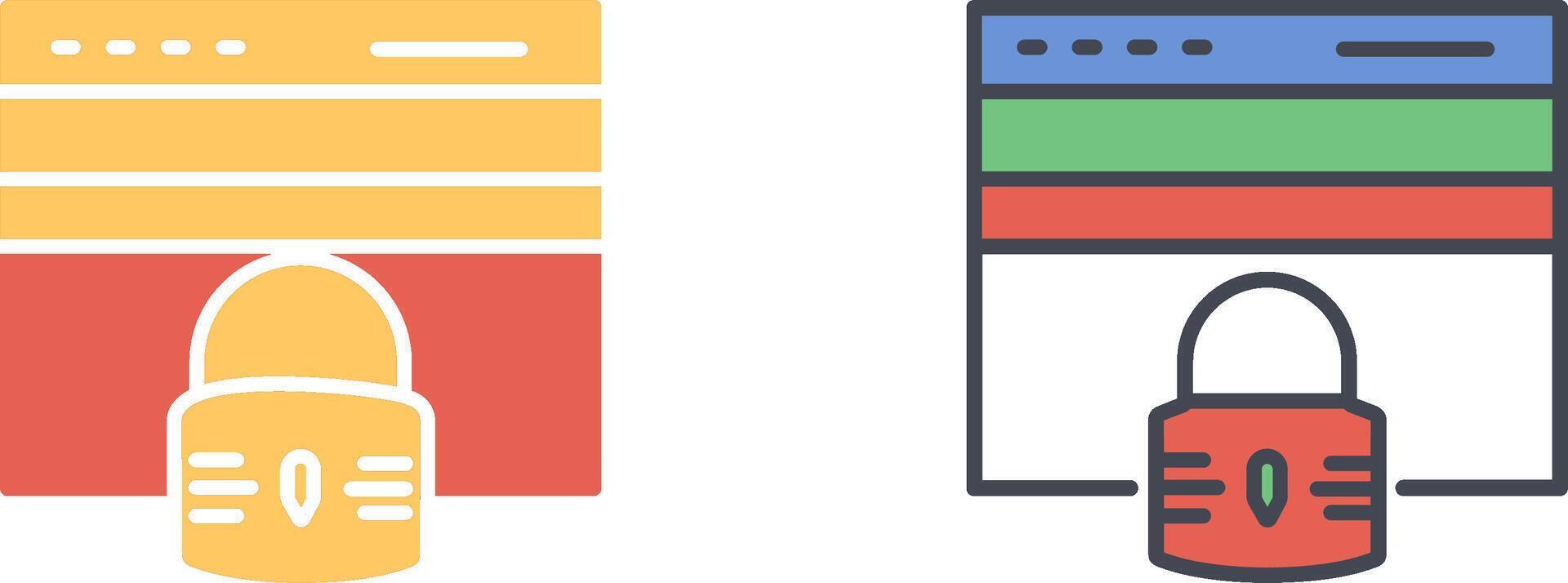 Lock Icon Design vector