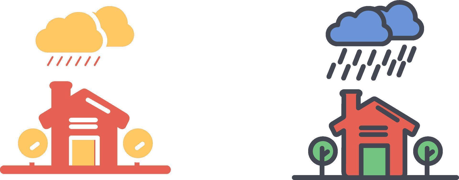 Rain Icon Design vector