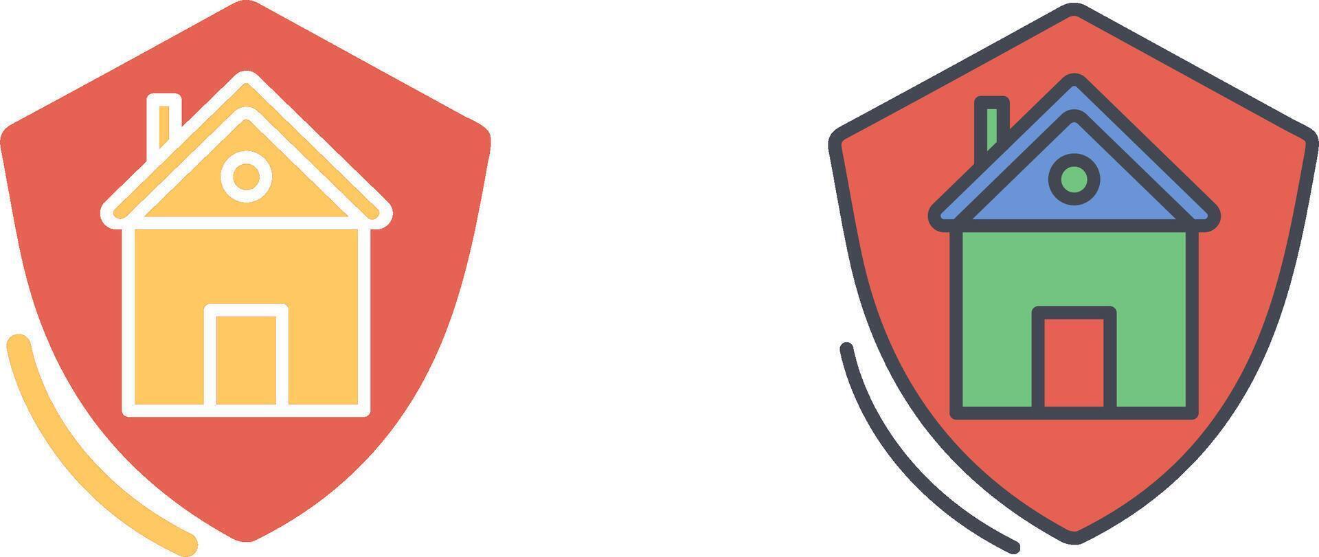 House Protection Icon Design vector