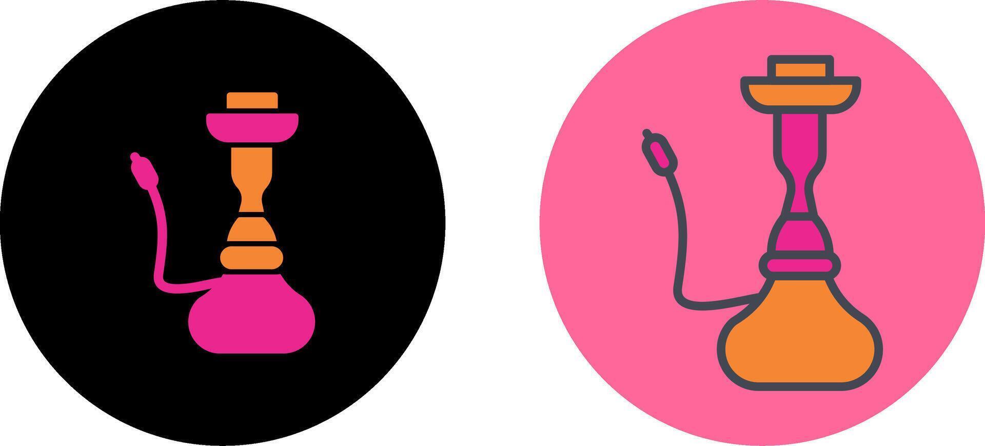 Hookah Icon Design vector