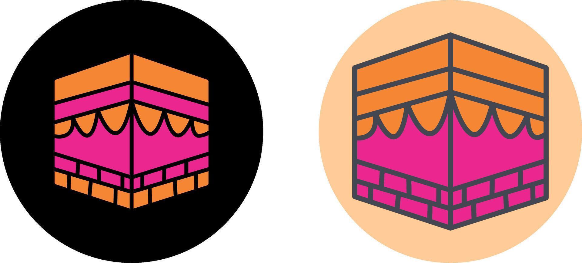 Khana Kaaba Icon Design vector