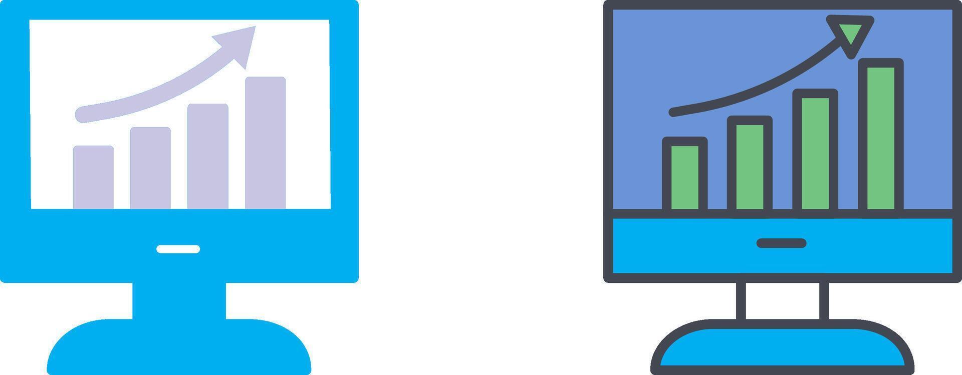 Business Growth Icon Design vector