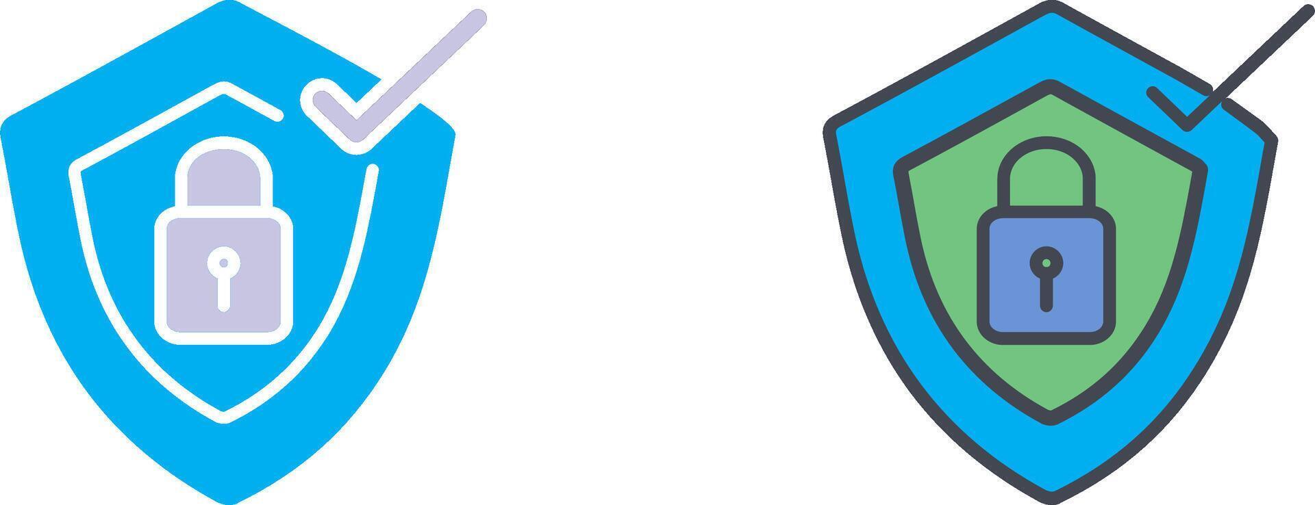 Verified Protection Icon Design vector