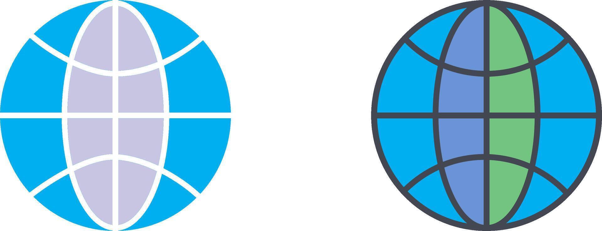 Globe Icon Design vector