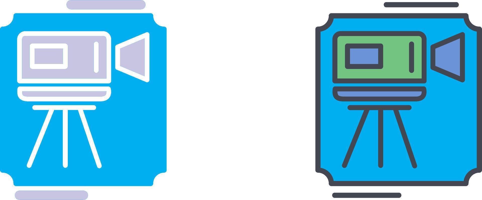 Camcorder Icon Design vector