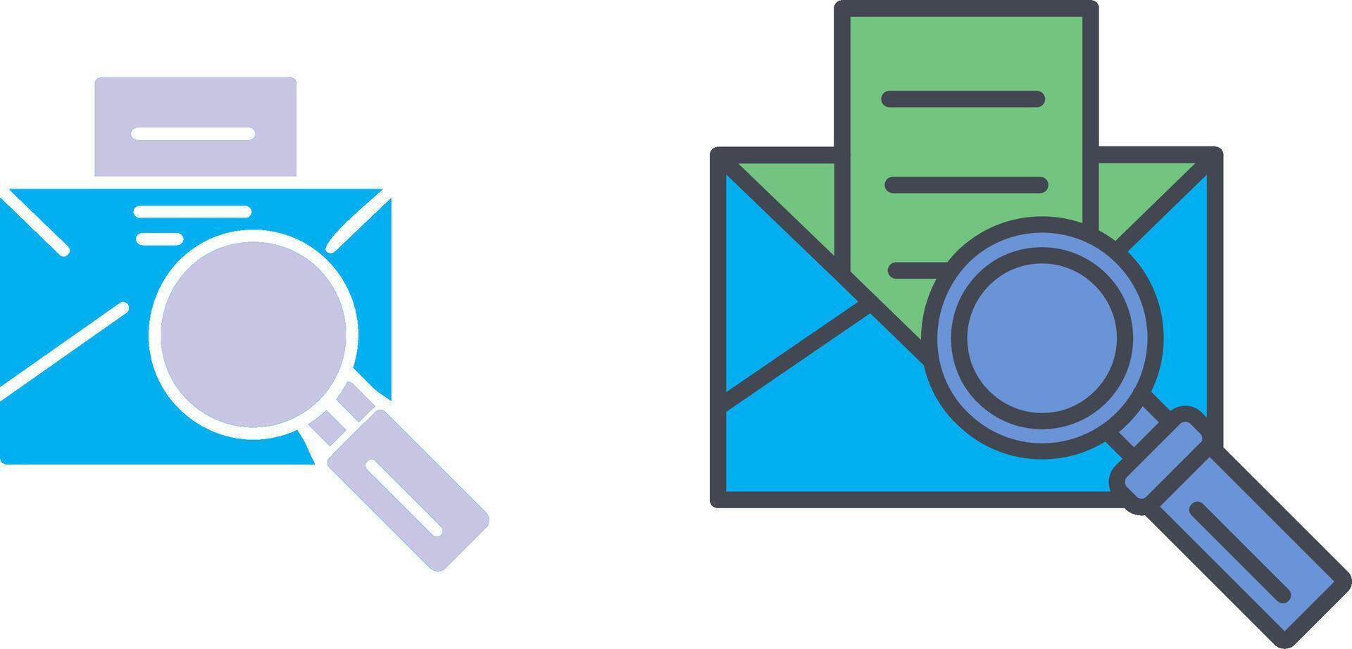 Magnifier Male Icon Design vector