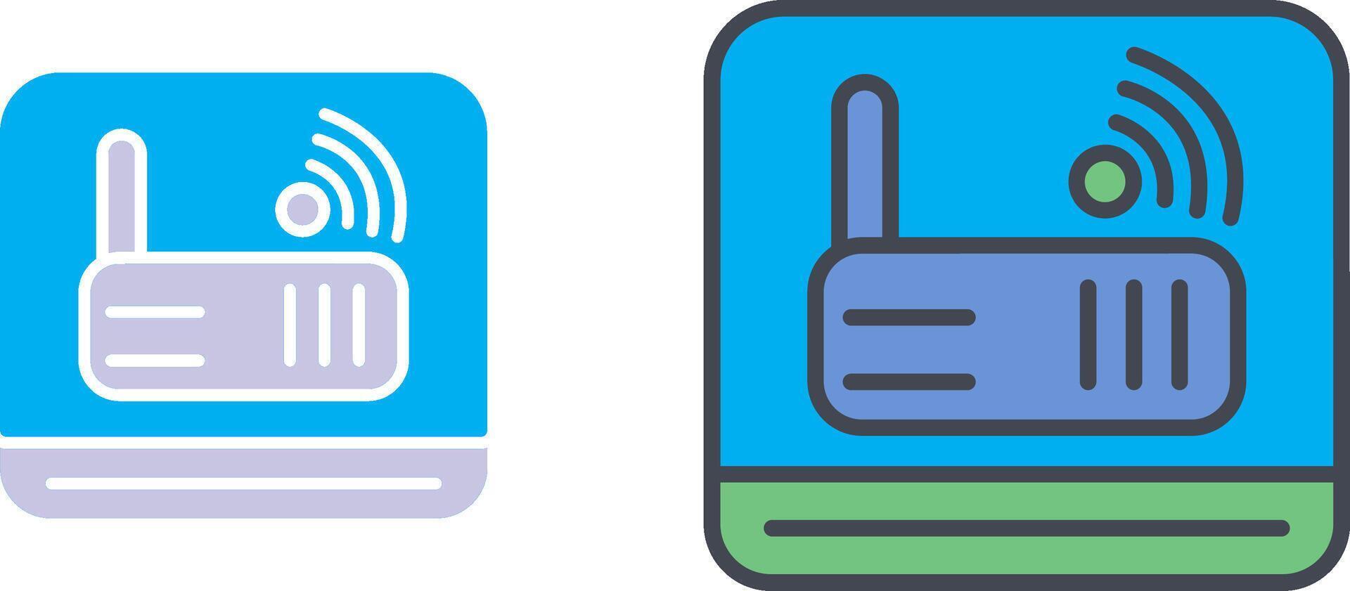 Modem Icon Design vector