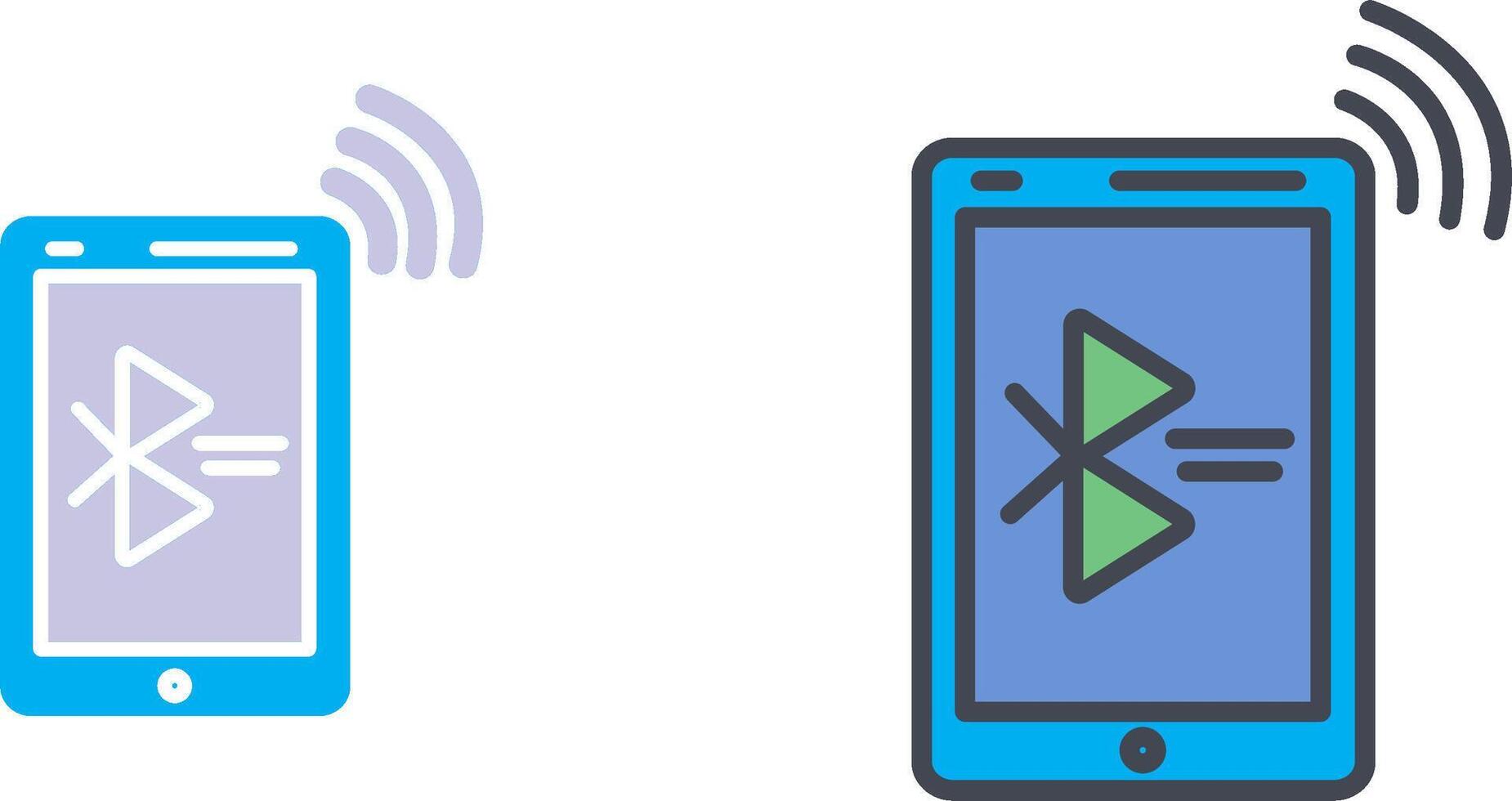 Bluetooth Icon Design vector