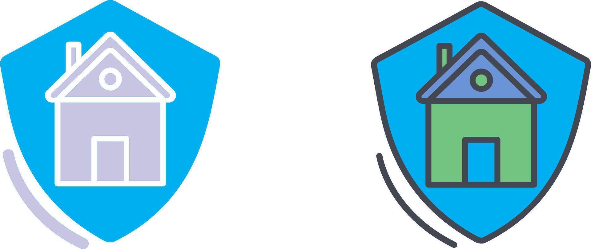 House Protection Icon Design vector
