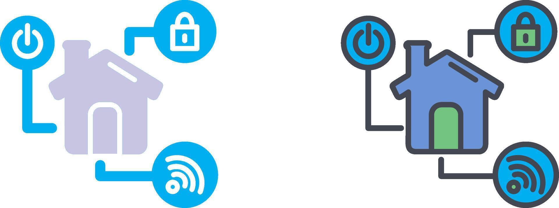 Smarthome Icon Design vector