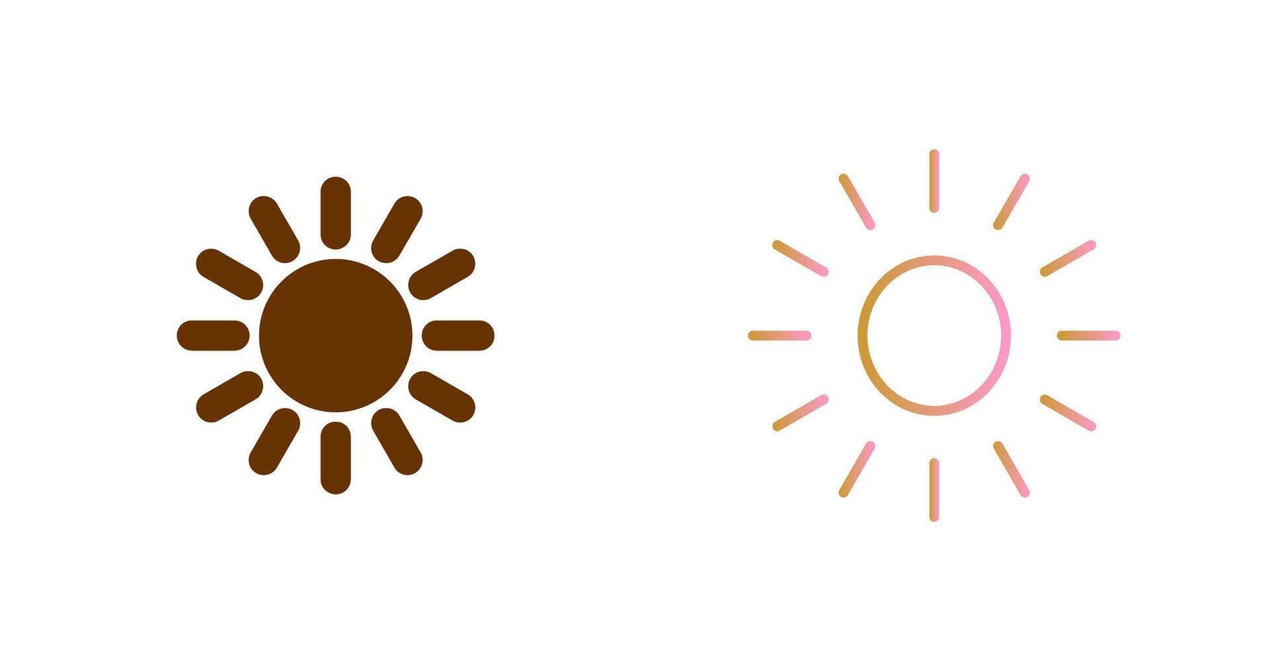 Sun Icon Design vector