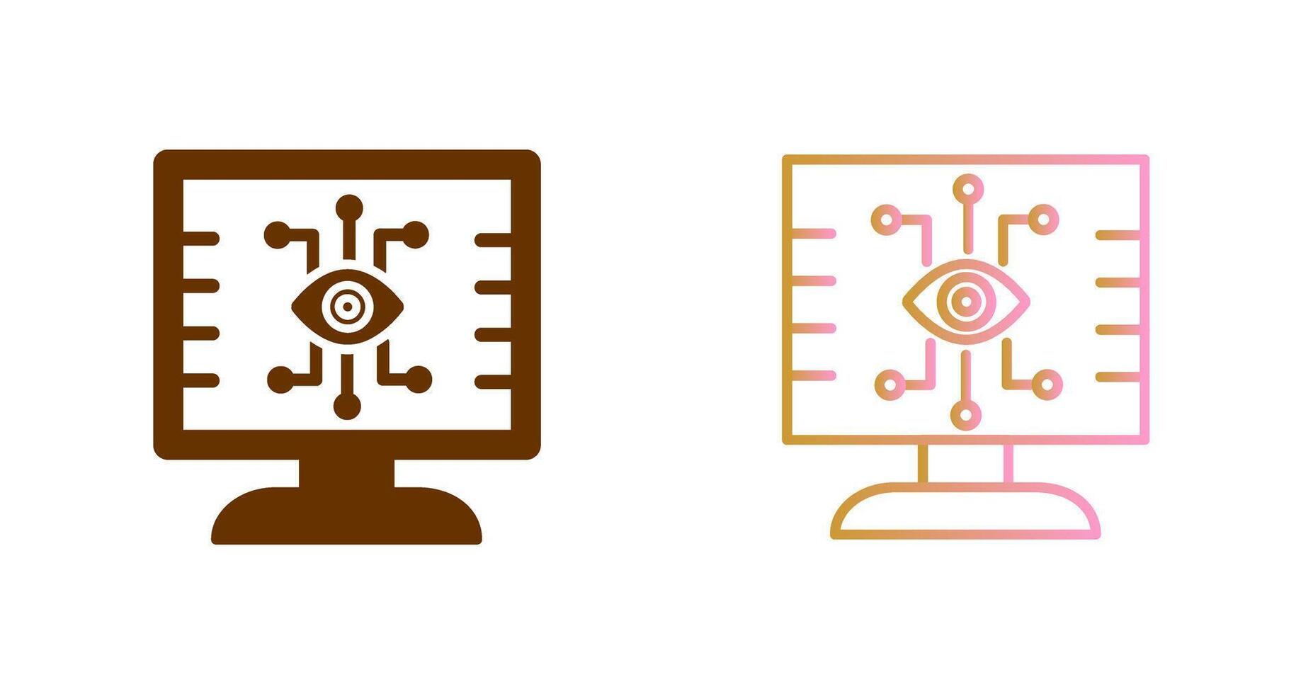Vision Icon Design vector