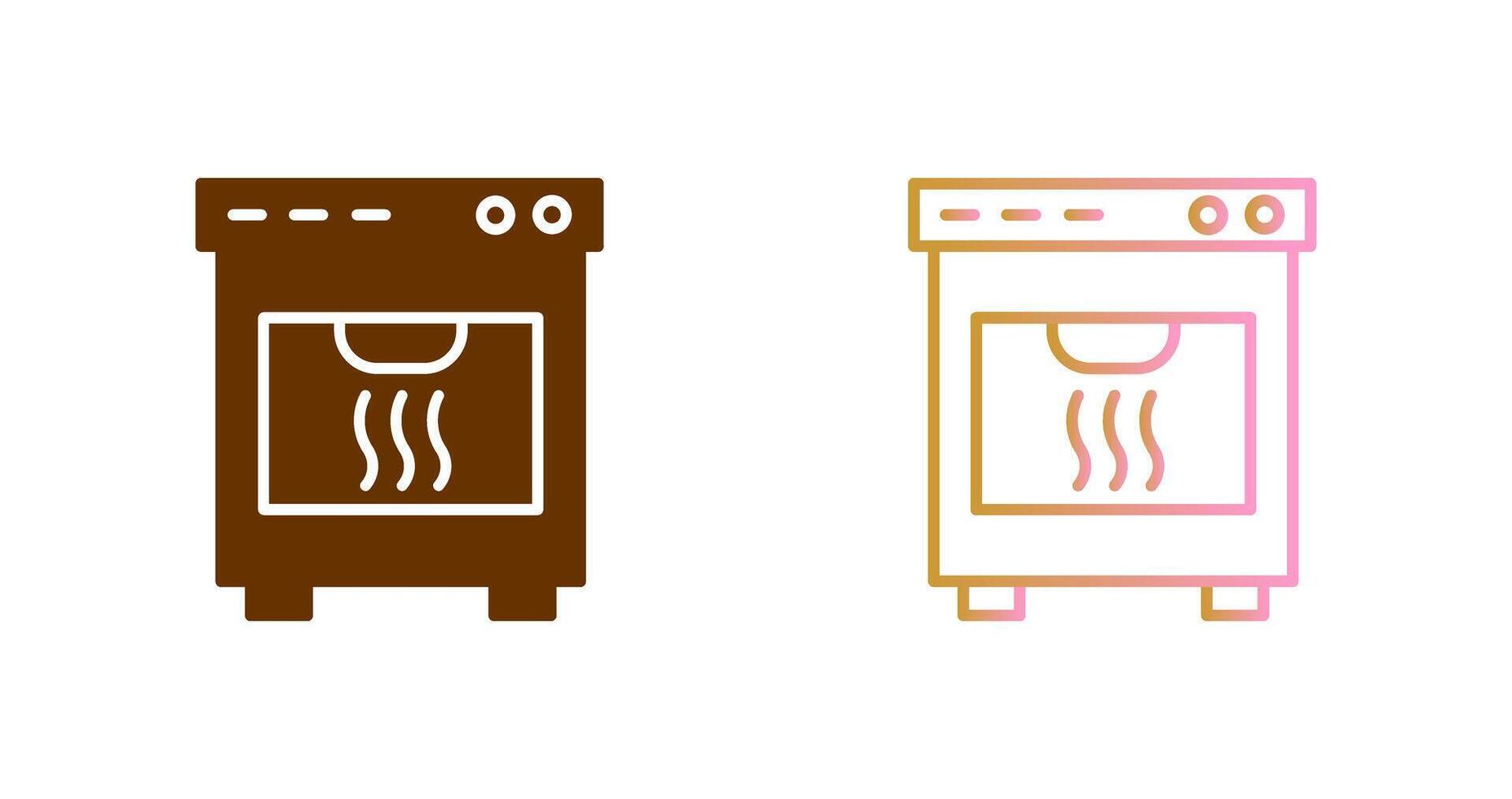 Oven Icon Design vector