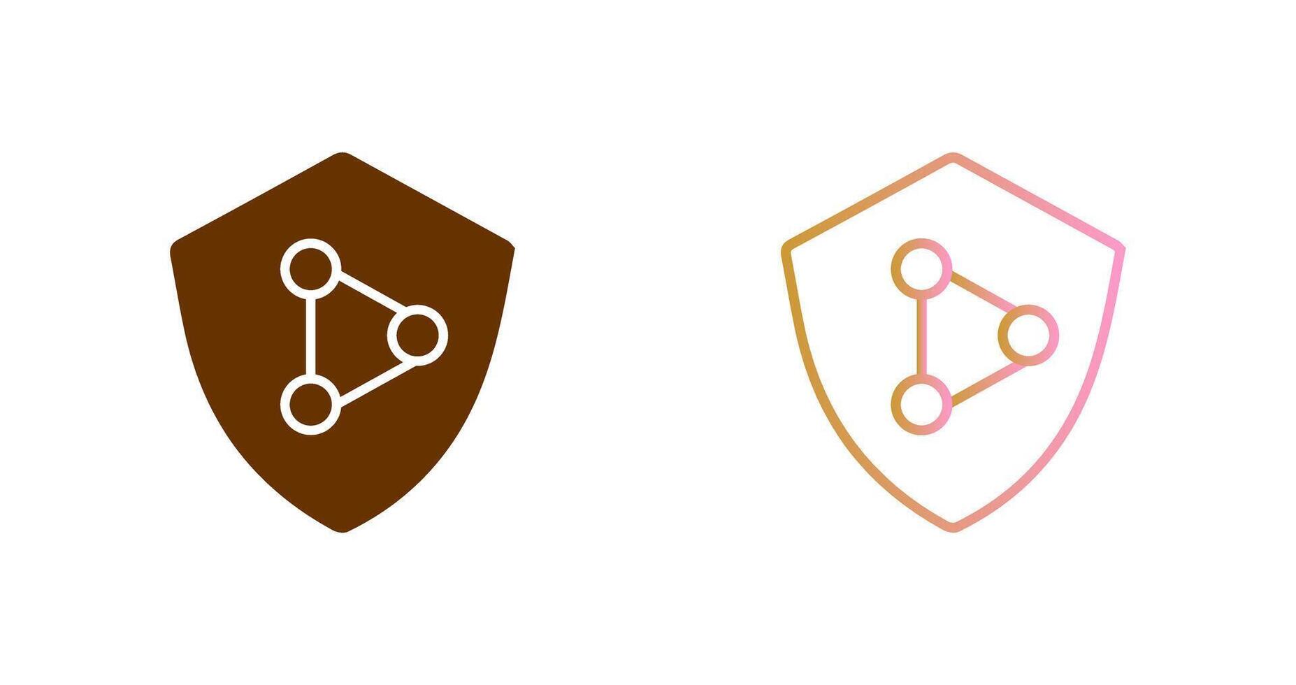 Network Protection Icon Design vector