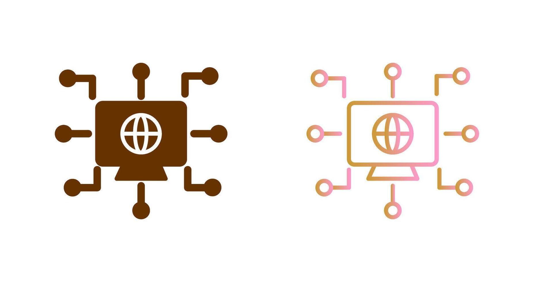 Digital Commerce Icon Design vector