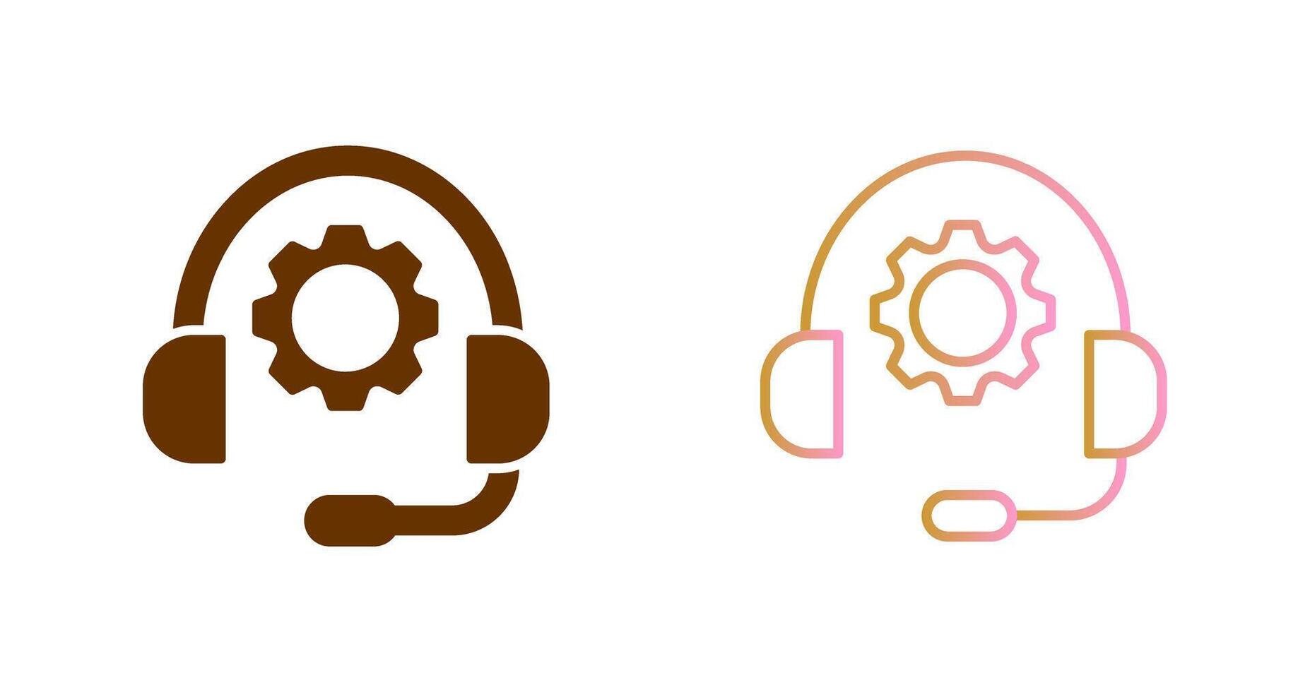 Technical Support Icon Design vector