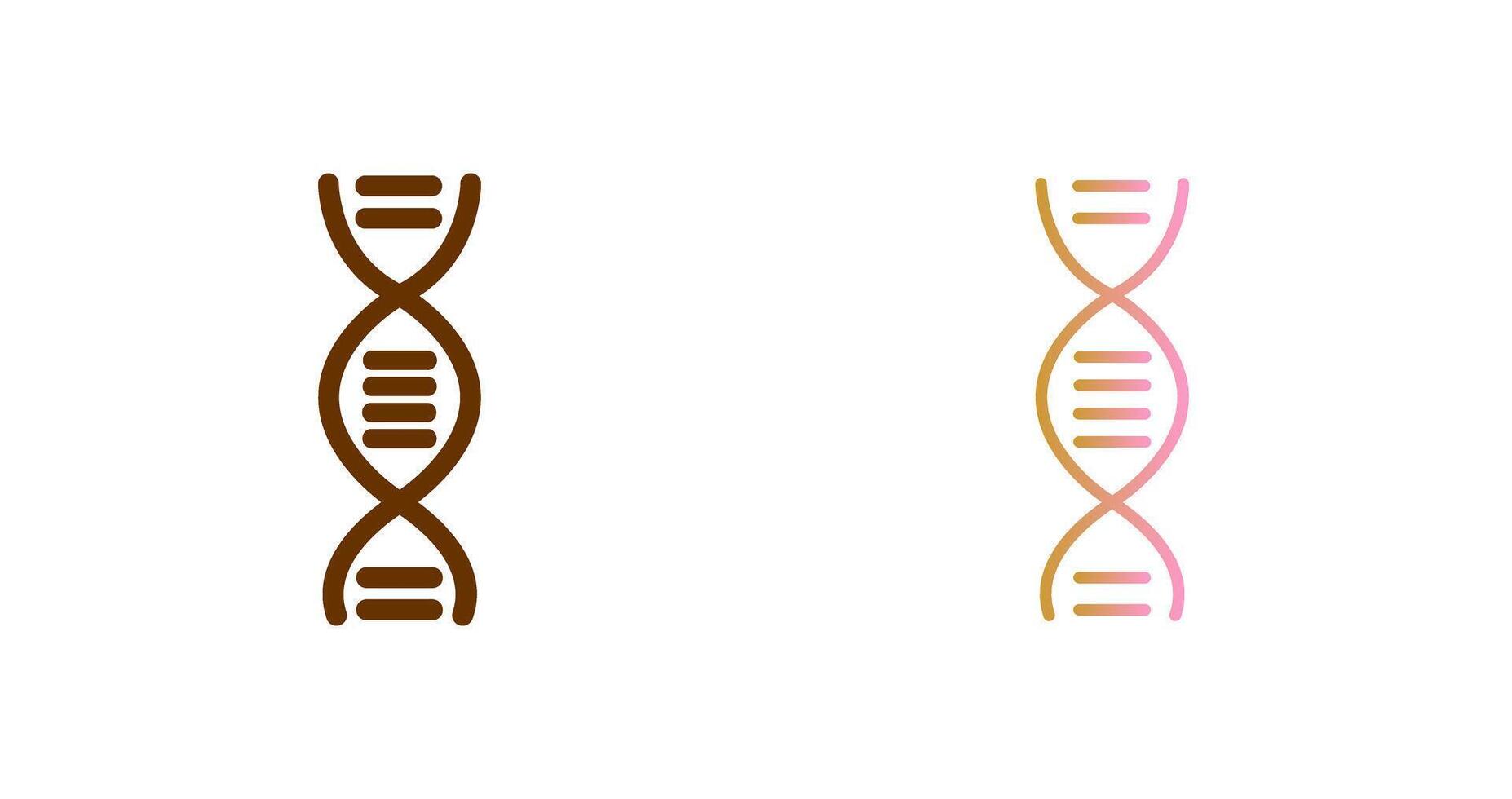 DNA Structure Icon Design vector