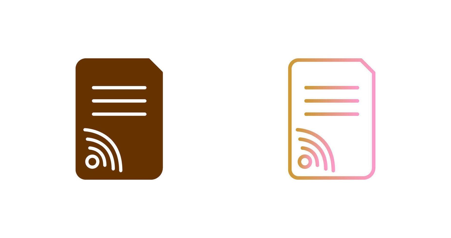 Wireless Icon Design vector