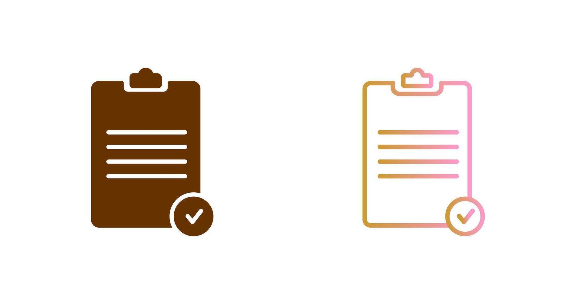 Registered Document Icon Design vector