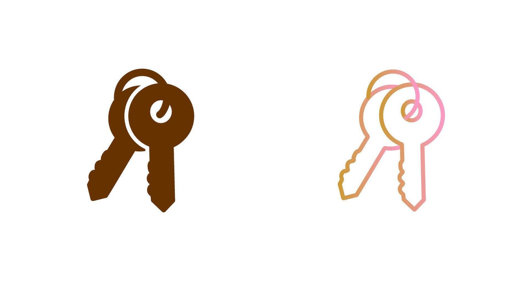 Keys Icon Design vector