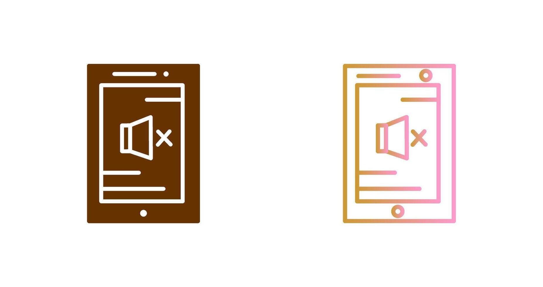 Volume Mute Icon Design vector