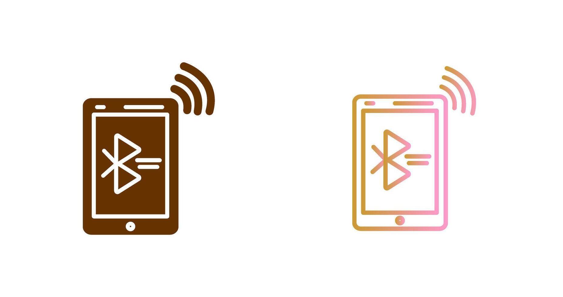 Bluetooth Icon Design vector