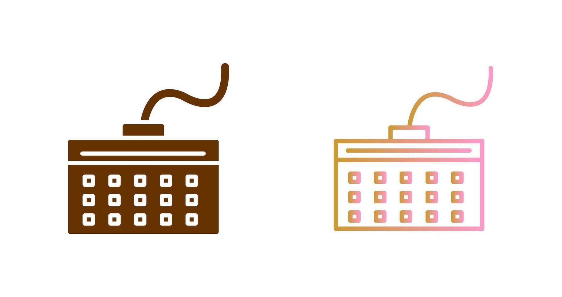 Keyboard Icon Design vector